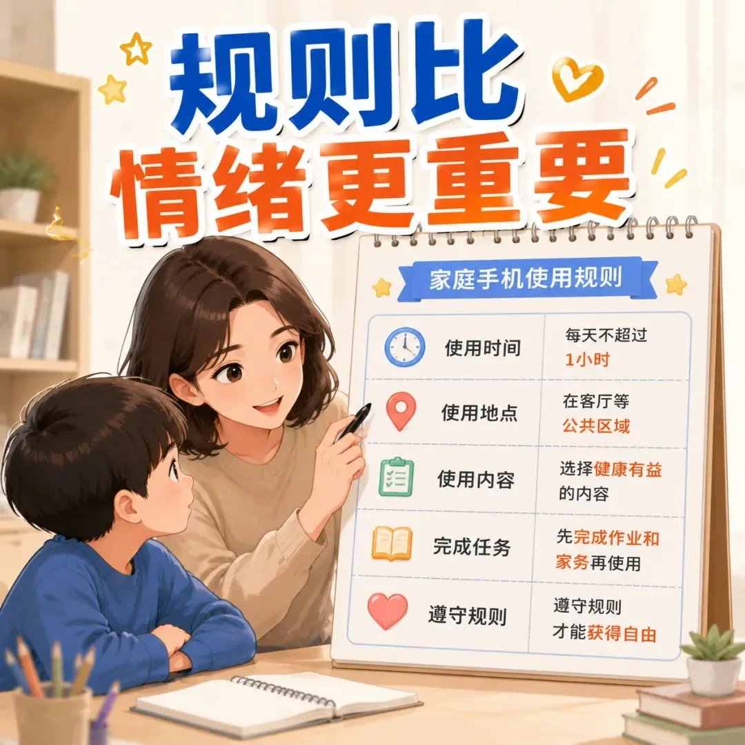 家庭规则比临时情绪管理更重要